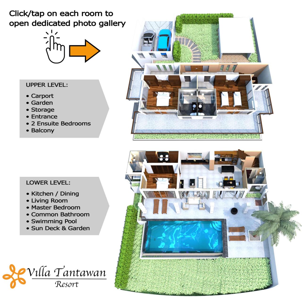 Villa V2 Interactive Floor Plan